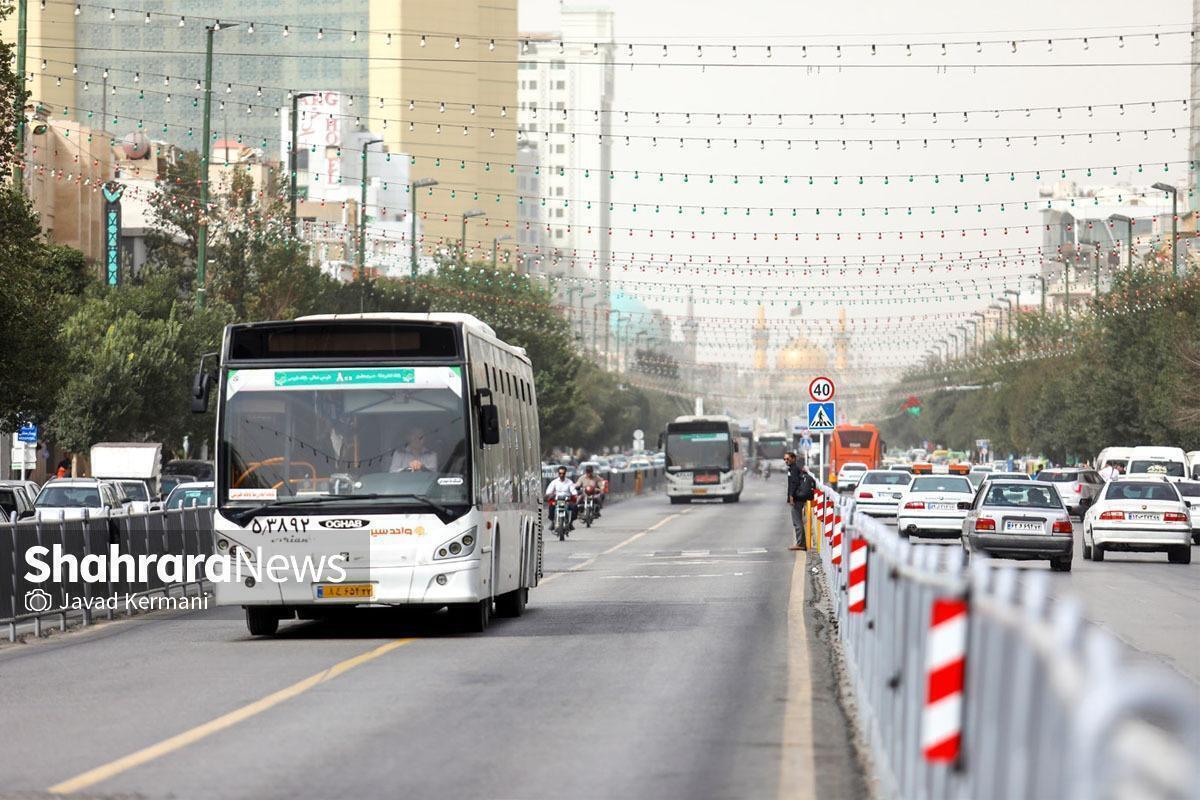 افزایش ساعت خدمات‌رسانی خطوط اتوبوس‌رانی مشهد در دهه کرامت | سرویس‌دهی رایگان در روز میلاد امام‌رضا(ع)