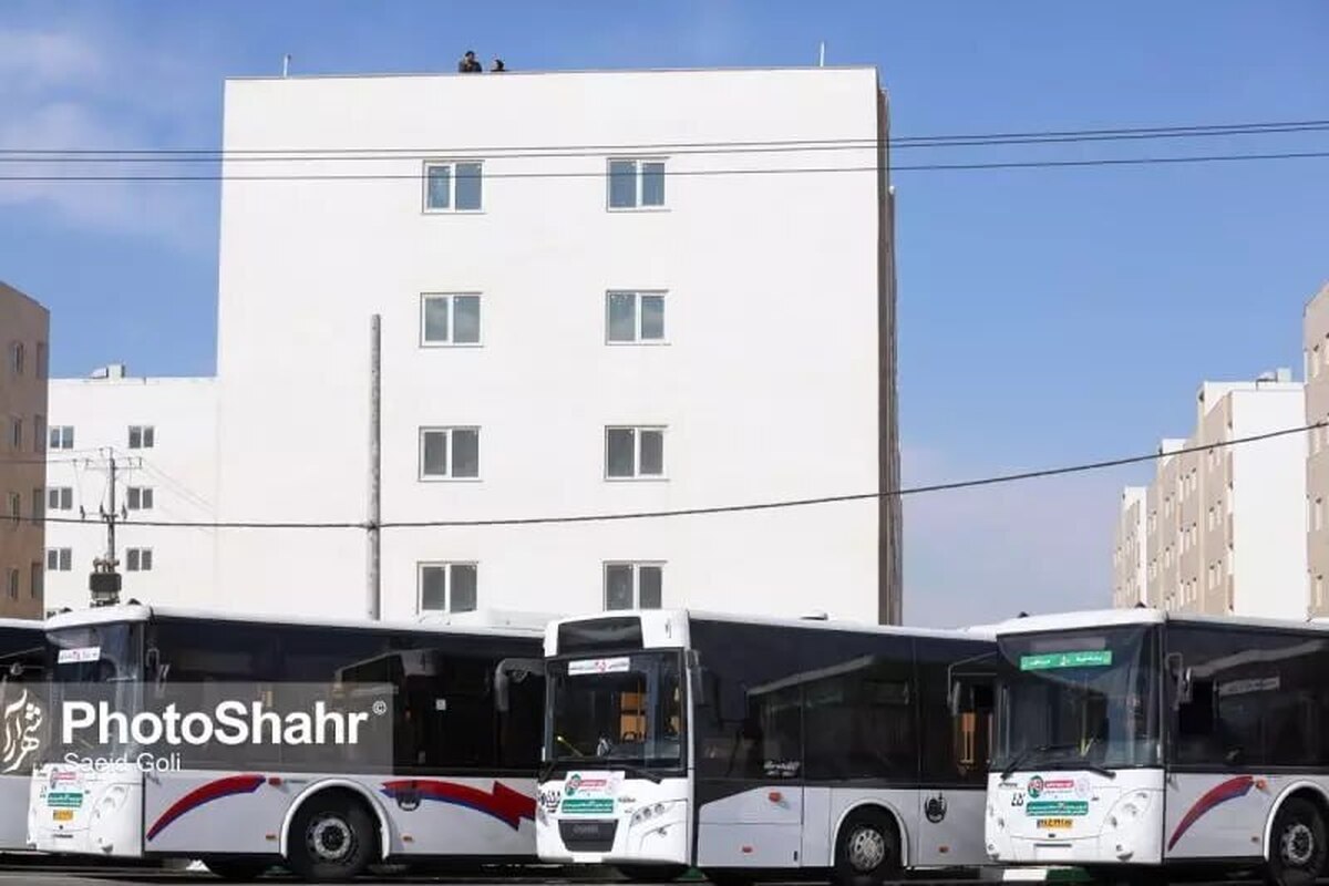 سرویس‌دهی ویژه ناوگان اتوبوس‌رانی مشهد به‌مناسبت روز گرامیداشت حکیم ابوالقاسم فردوسی