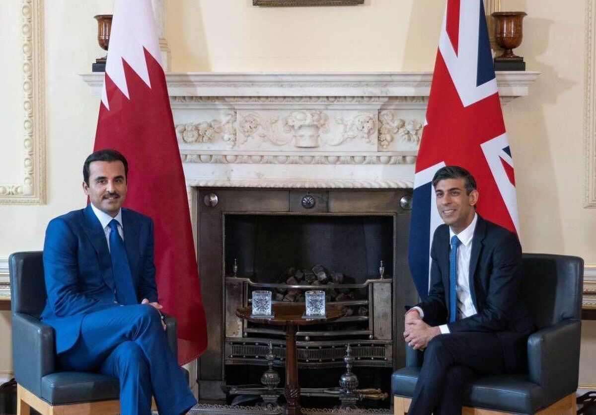 رایزنی سوناک با امیر قطر درباره مذاکرات آتش‌بس در غزه