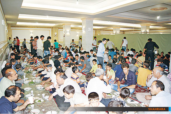 یک شب میهمان سفره خدا