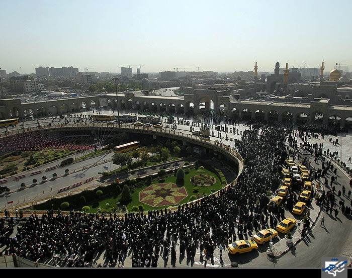 گلباران حرم امام رضا(ع)