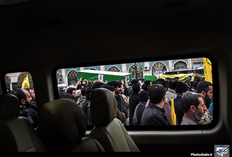 تشییع دو شهید مدافع حرم در مشهد