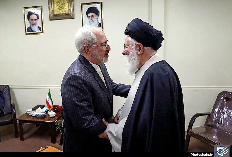 دیدار محمد جواد ظریف با آیت الله علم الهدی