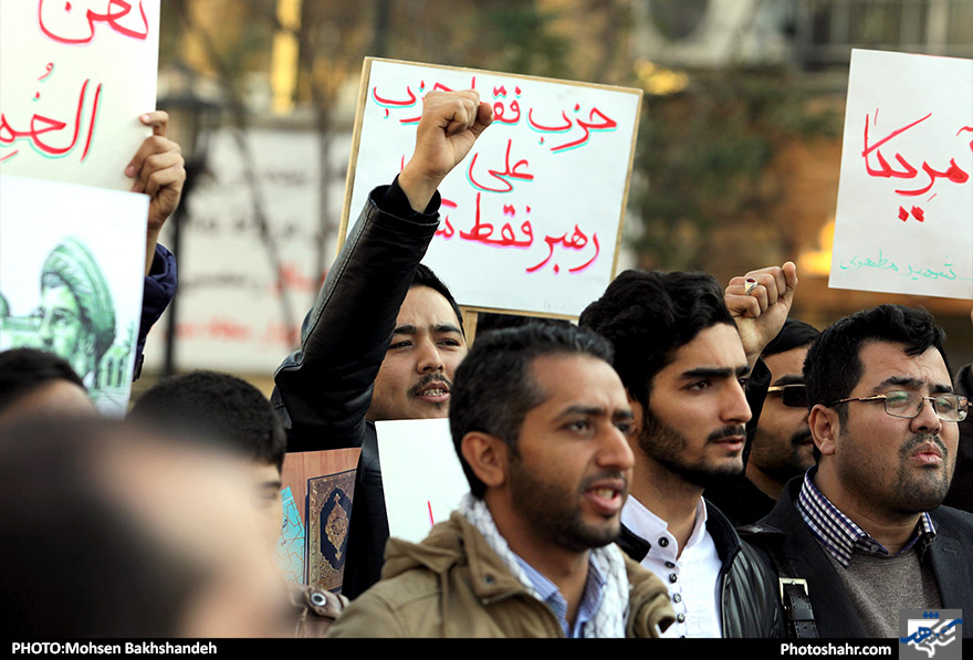 تجمع دانشجویان مشهدی در حمایت از قدس