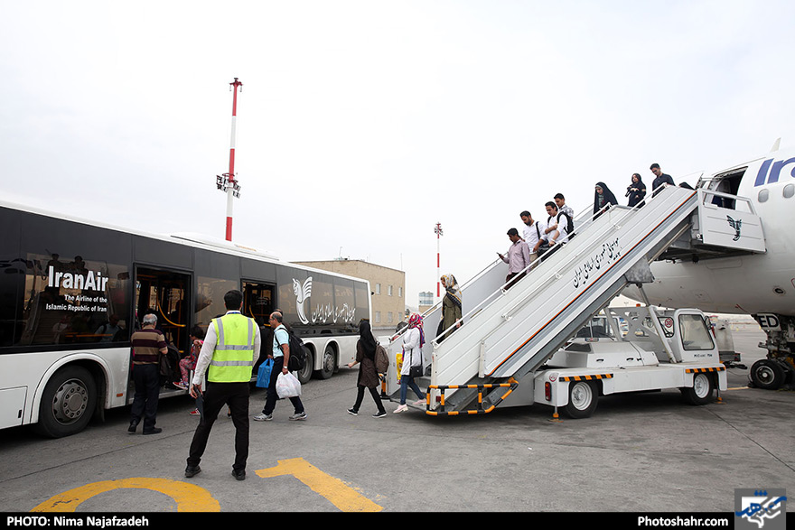 مسافران نوروزی در فرودگاه مشهد