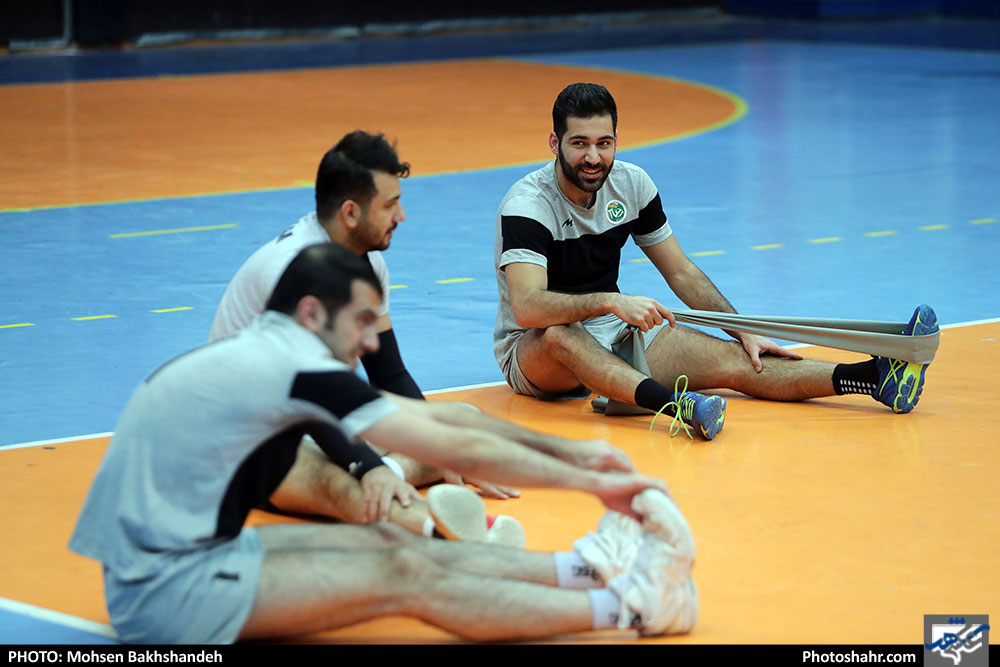  آخرین جلسه تمرین تیم والیبال پیام خراسان پیش از بازی با شهرداری تبریز