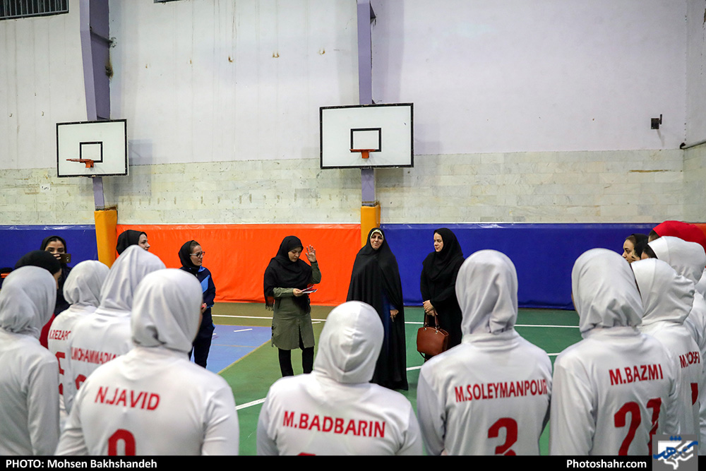 تمرین تیم فوتسال بانوان هیات فوتبال خراسان رضوی