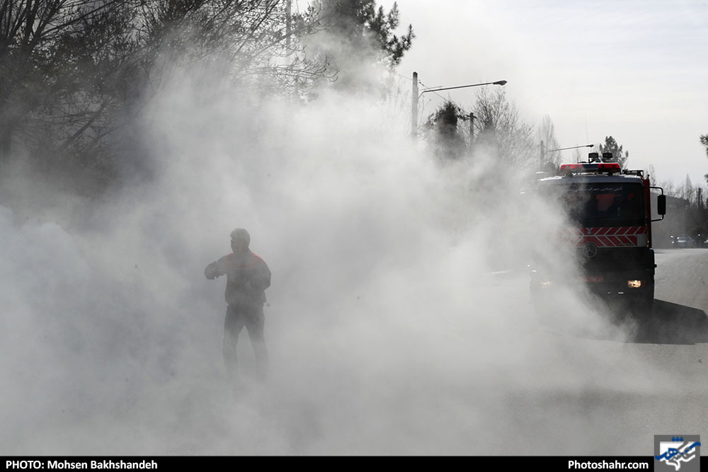 رزمایش پدافند غیرعامل در شهرک صنعتی مشهد