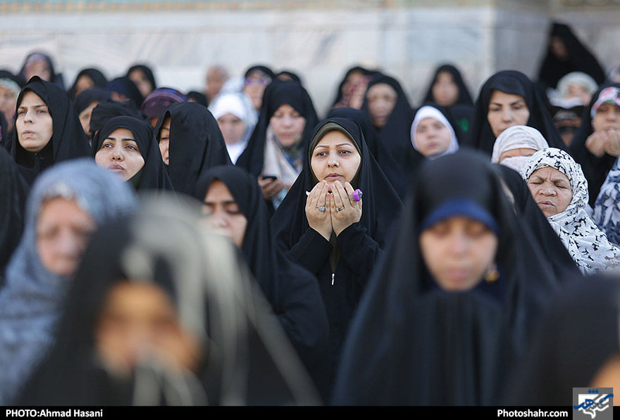 نماز عید قربان در حرم مطهر رضوی‎