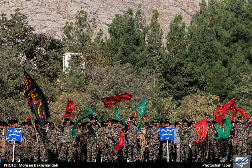 صبحگاه مرکزی رزمایش اقتدار عاشورایی بسیج 