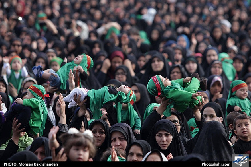 همایش شیرخوارگان حسینی در حرم مطهر رضوی