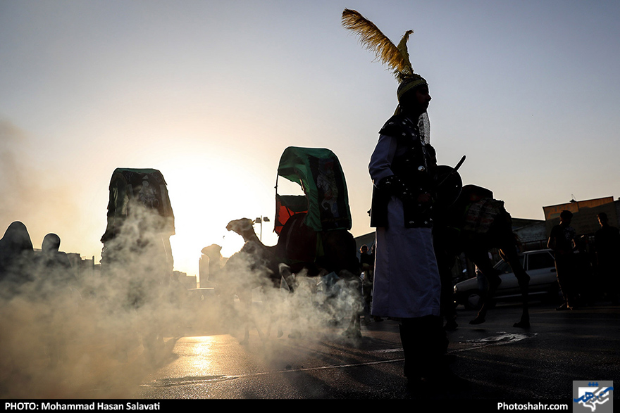 ورود نمادین کاروان امام حسین (ع) به کربلا