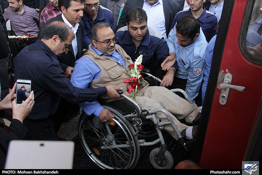 نخستین واگن مخصوص جانبازان و معلولان در شبکه ریلی کشور