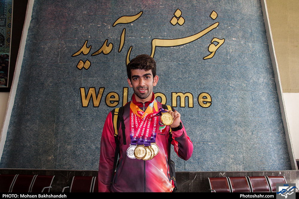 استقبال از مدال آوران خراسانی مسابقات پارا آسیایی جاکارتا