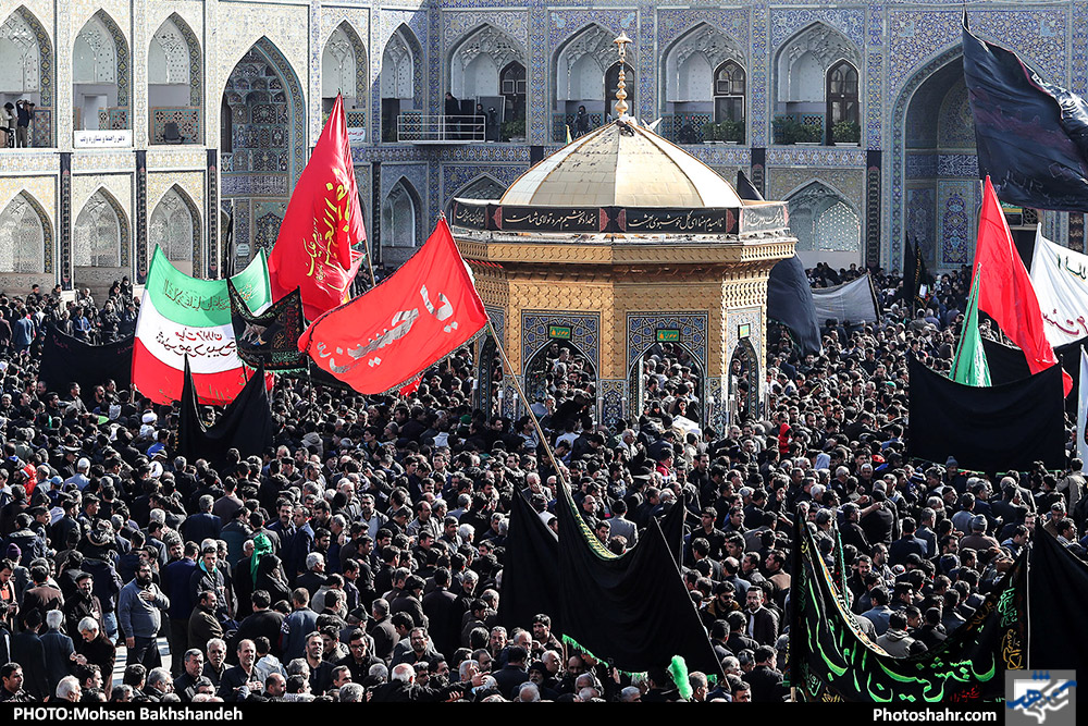 مراسم عزاداری شهادت امام رضا (ع) در حرم مطهر رضوی