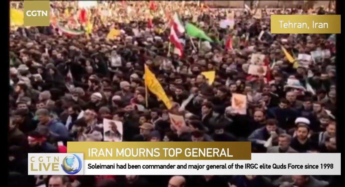 گزارش لحظه به لحظه از مراسم تشییع پیکر مطهر سردار سلیمانی در تهران/ آغاز رسمی مراسم تشییع سردار مقاومت از ساعت ۸ گزارش لحظه به لحظه از مراسم تشییع پیکر مطهر سردار سلیمانی در تهران/ آغاز رسمی مراسم تشییع سردار مقاومت از ساعت ۸