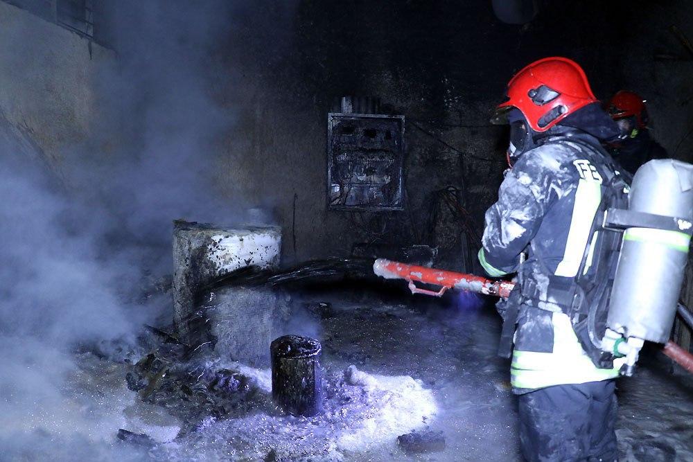 مهار آتش‌سوزی کارخانه ایزوگام در جاده مشهد کلات