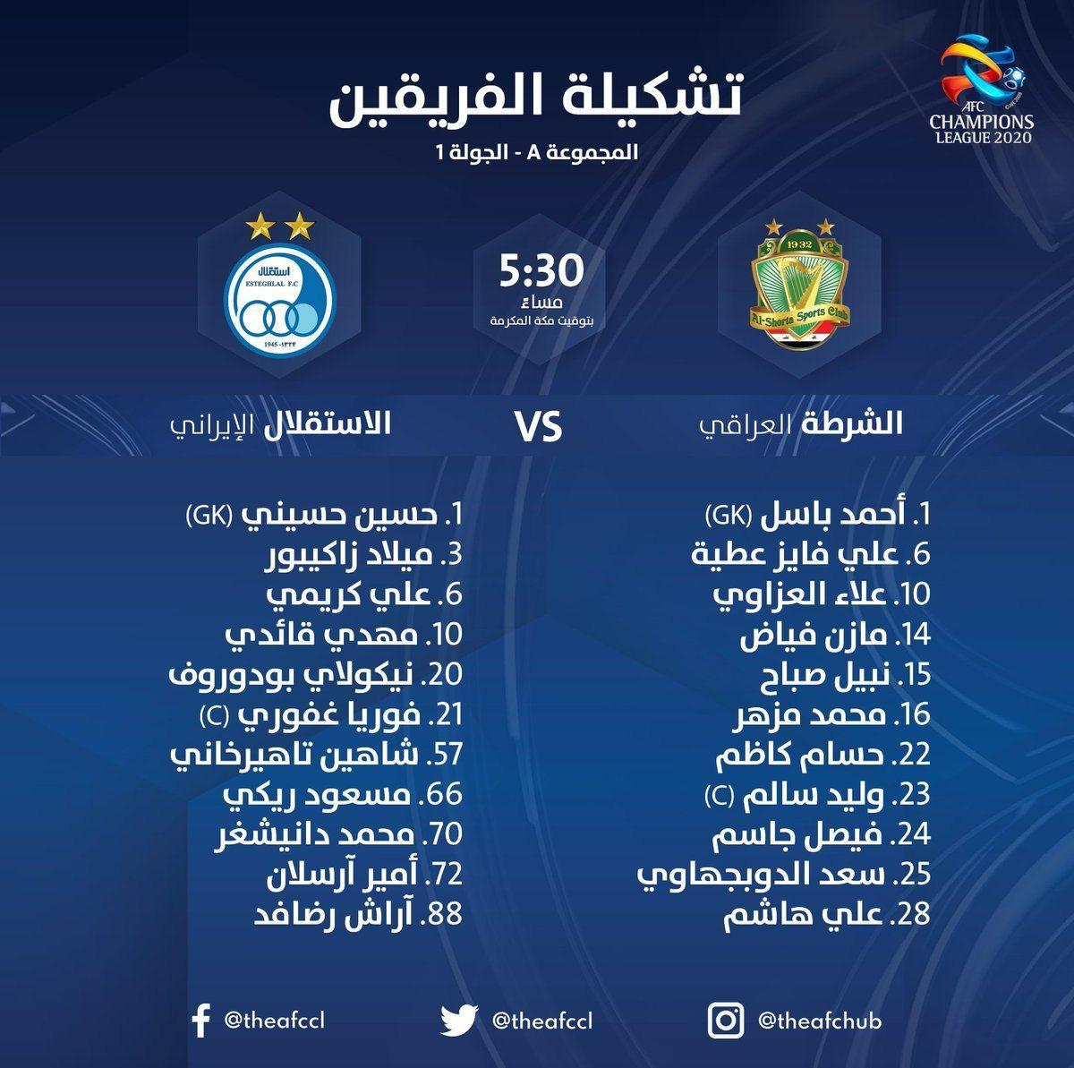 گزارش آنلاین بازی استقلال - الشرطه عراق + ویدئو و حواشی