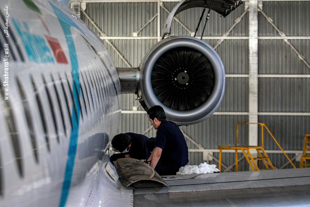 گزارشی از چکاب و بررسی هواپیما&zwnj;های مسافربری در فرودگاه مشهد