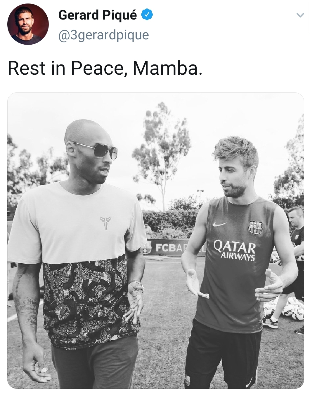 واکنش چهرههای مطرح جهان به مرگ کوبی برایانت+ عکس واکنش چهرههای مطرح جهان به مرگ کوبی برایانت+ عکس