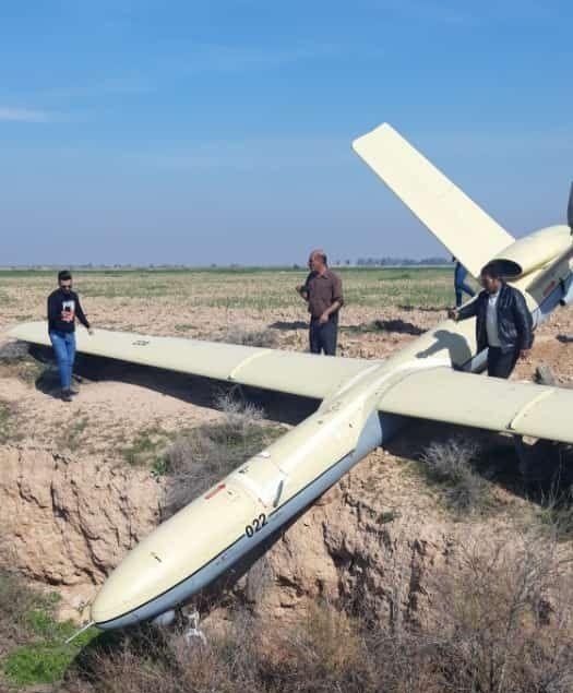 سقوط یک پهپاد در ملاثانی + ویدیو سقوط یک پهپاد در ملاثانی + ویدیو