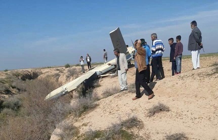 سقوط یک پهپاد در ملاثانی + ویدیو سقوط یک پهپاد در ملاثانی + ویدیو