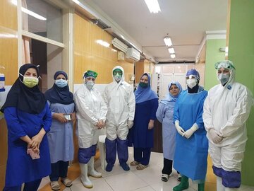 تولد نوزاد از مادر مبتلا به کرونا در بابل+تصاویر