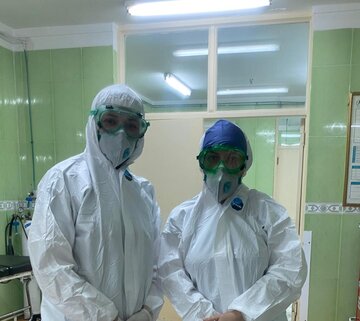 تولد نوزاد از مادر مبتلا به کرونا در بابل+تصاویر