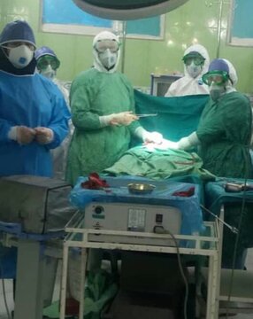 تولد نوزاد از مادر مبتلا به کرونا در بابل+تصاویر