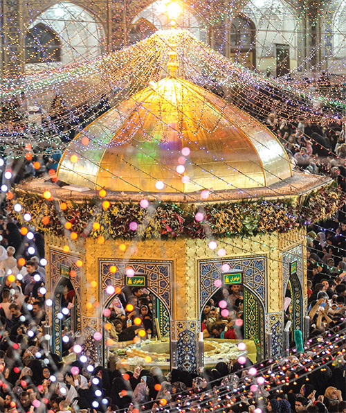 روایت چراغانی حرم