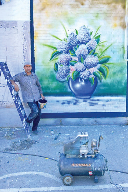 جان بخشی به دیوار&zwnj;های بی&zwnj;جان