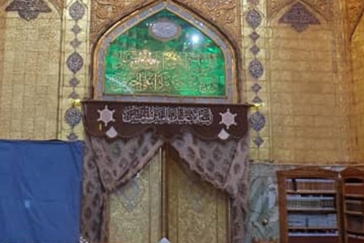 در‌های حرم امام علی (ع) بسته شد