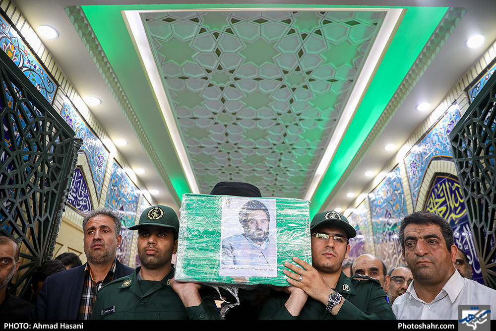 تشییع پیکر جانباز انقلاب «سید محمدعلی کاشف الحسینی»