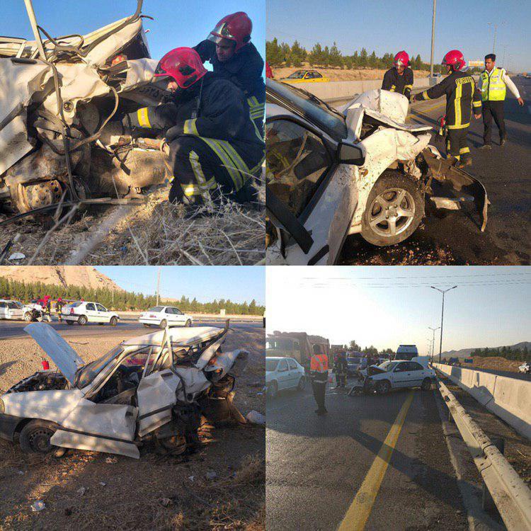 یک کشته و ۳ مجروح در سانحه رانندگی جاده مشهد - نیشابور یک کشته و ۳ مجروح در سانحه رانندگی جاده مشهد - نیشابور