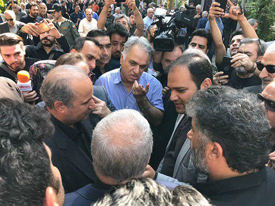 اسطوره های فوتبال ایران، کاشانی را بدرقه کردند + عکس