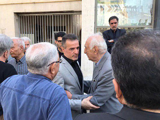 اسطوره های فوتبال ایران، کاشانی را بدرقه کردند + عکس