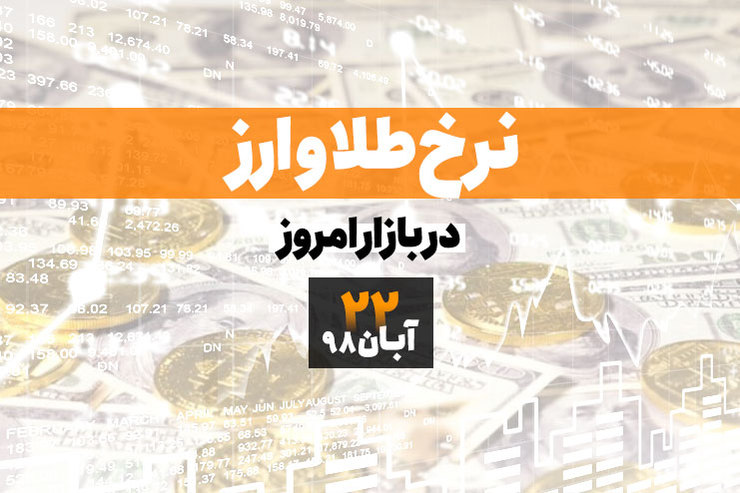 قیمت طلا، قیمت سکه، قیمت دلار و ارز امروز در مشهد ۹۸/۰۸/۲۲