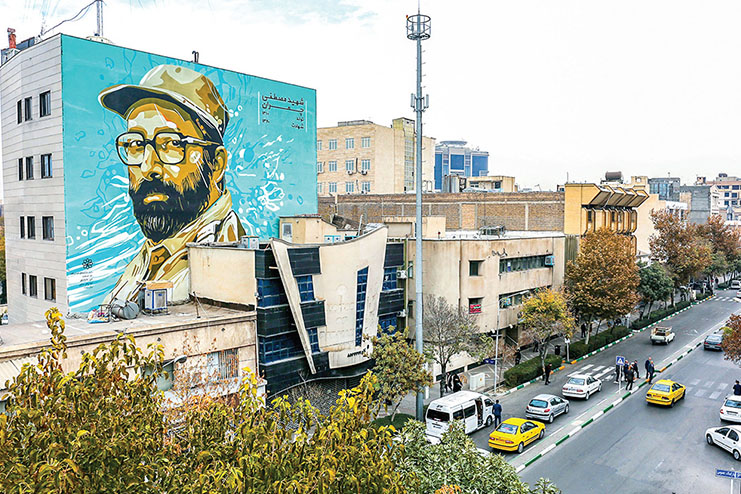 «روشنایی شهر» روی دیوار‌های شهر