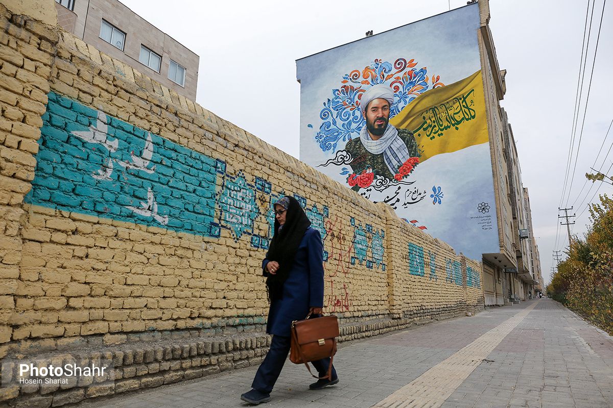 «روشنایی شهر» روی دیوار‌های شهر