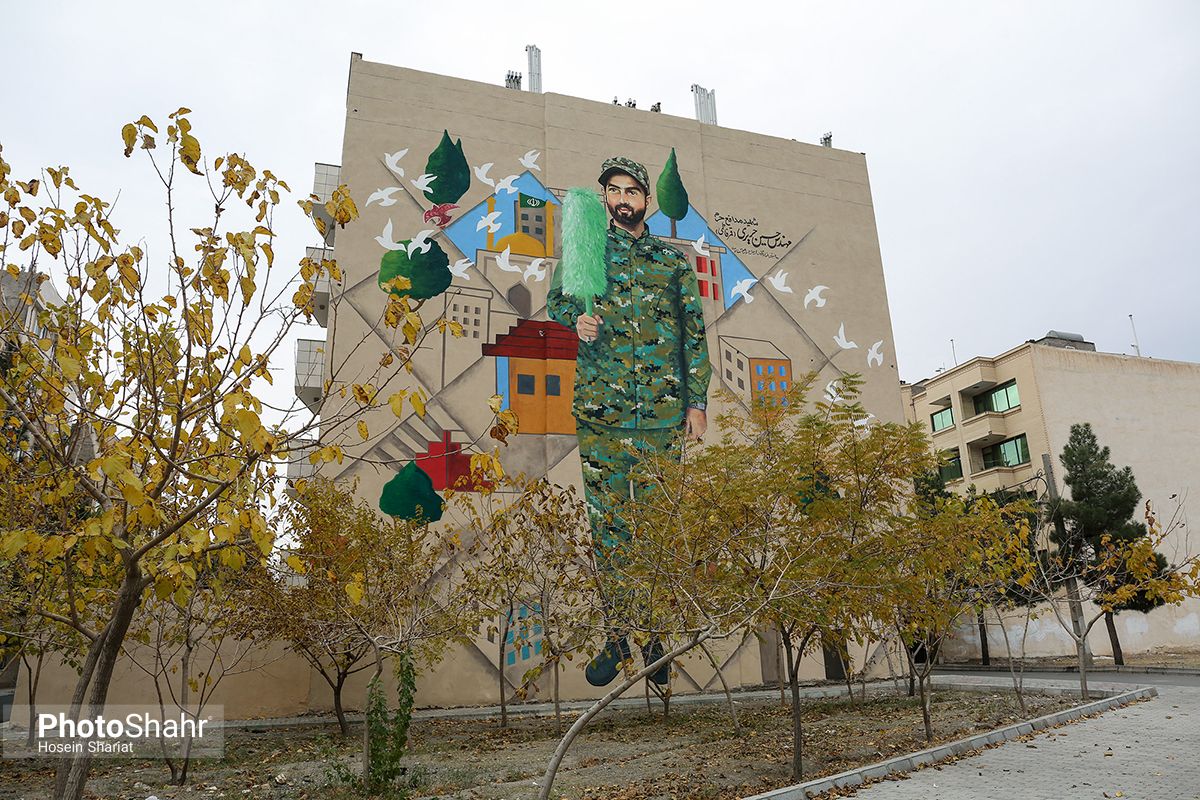 «روشنایی شهر» روی دیوار‌های شهر