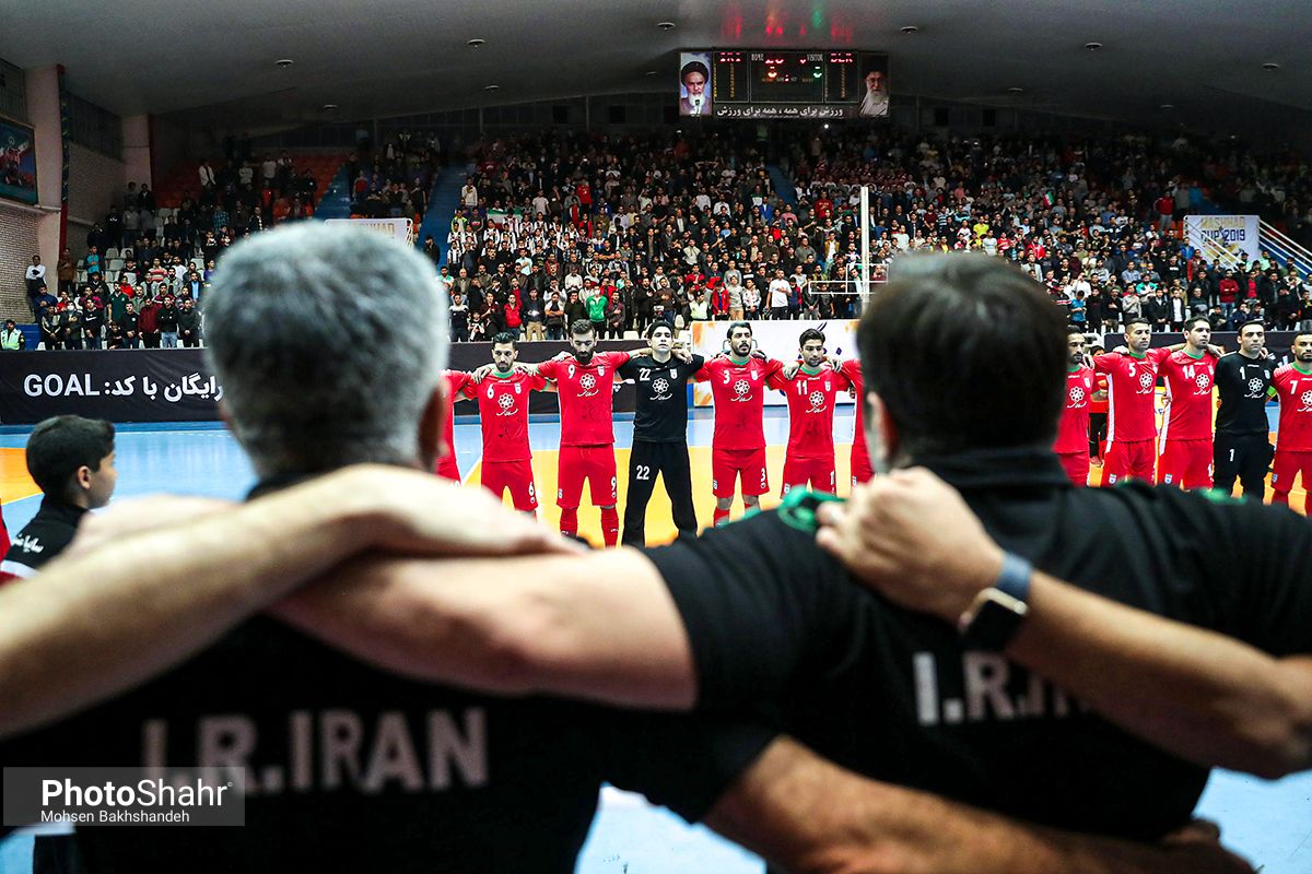 هیجان بین‌المللی در تورنمنت سه‌جانبه فوتسال مشهد