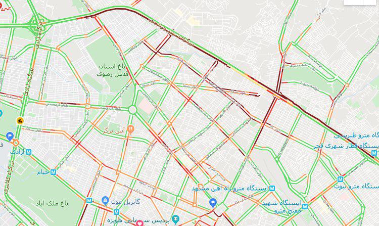 سقوط پل عابر پیاده در صدمتری مشهد+ویدئو سقوط پل عابر پیاده در صدمتری مشهد+ویدئو