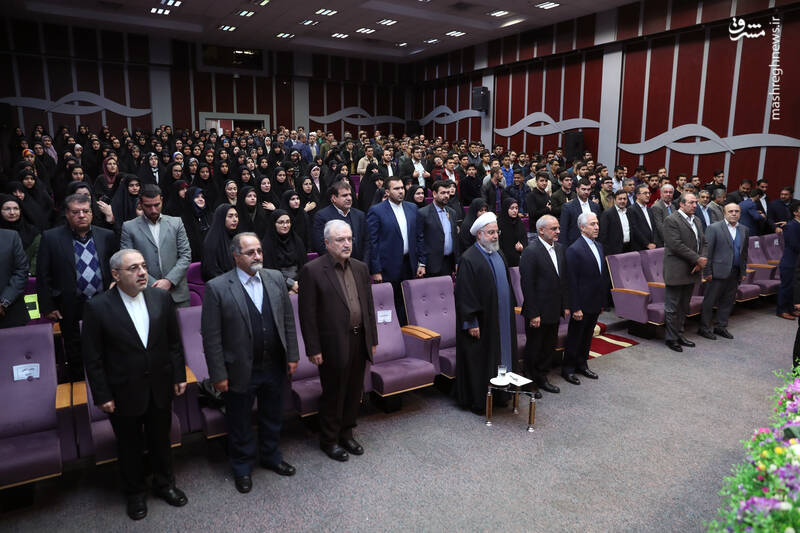 حضور دکتر روحانی در دانشگاه فرهنگیان +تصاویر