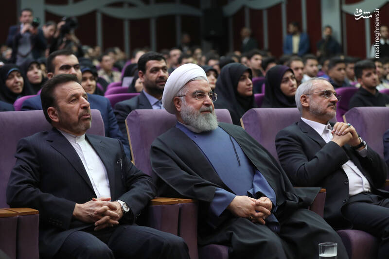 حضور دکتر روحانی در دانشگاه فرهنگیان +تصاویر