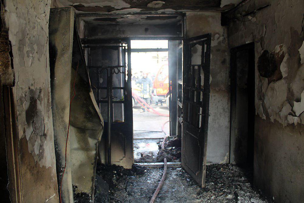 زوج میانسال مشهدی در آتش بی احتیاطی سوختند + تصاویر