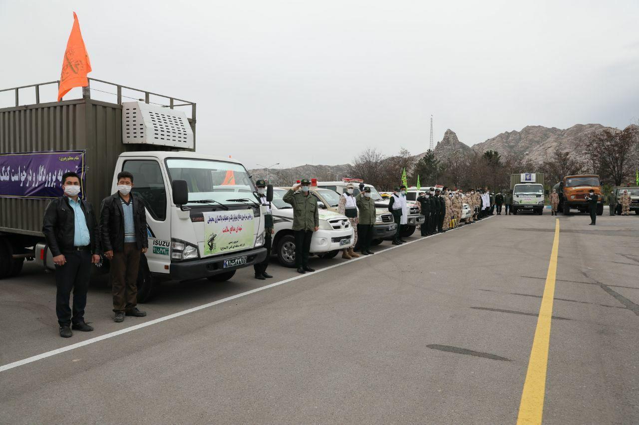 رزمایش دفاع بیولوژیک سپاه علیه کرونا در مشهد آغاز شد/۳۰۰ نقطه از مشهد گندزدایی می‌شود