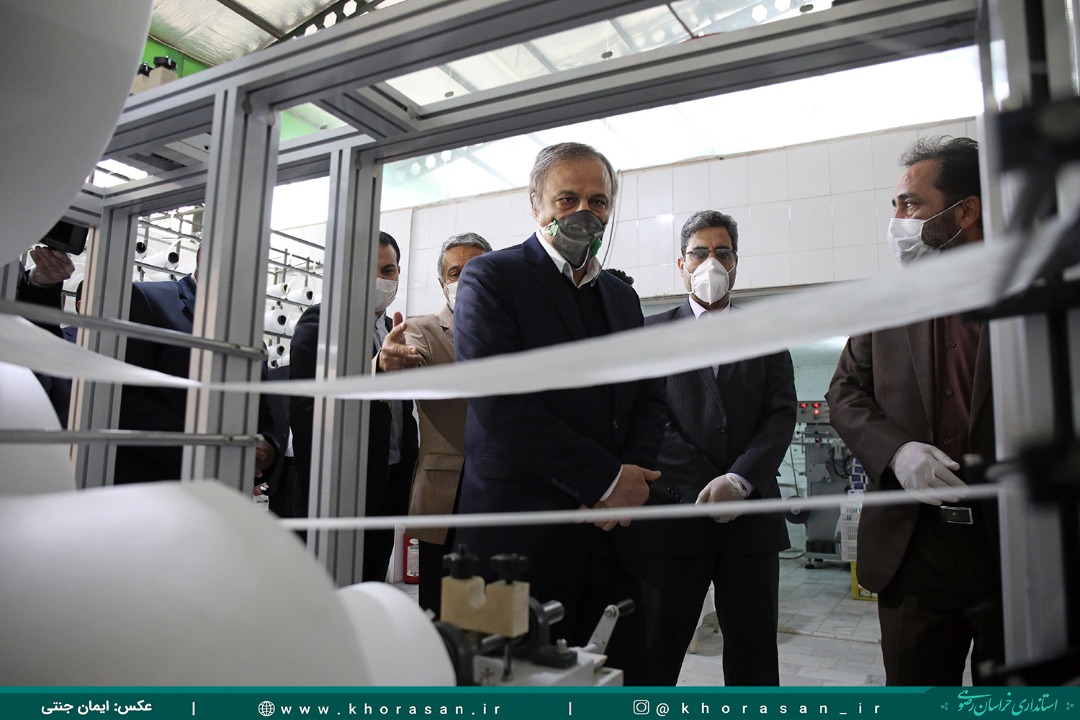 بهره‌برداری از یک واحد تولید ماسک در مشهد