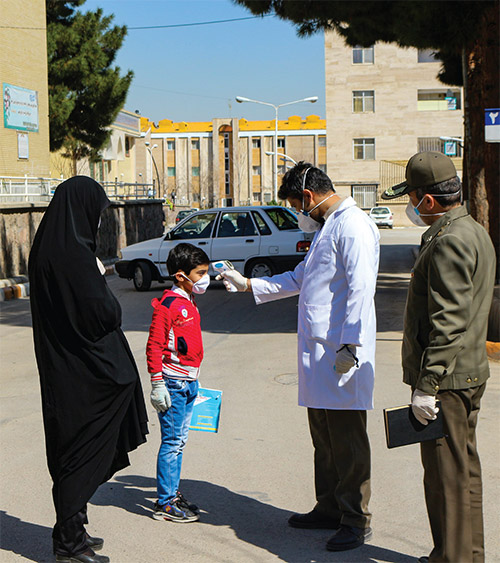 ارتش در خط اول مبارزه با کرونا