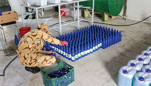 ارتش در خط اول مبارزه با کرونا