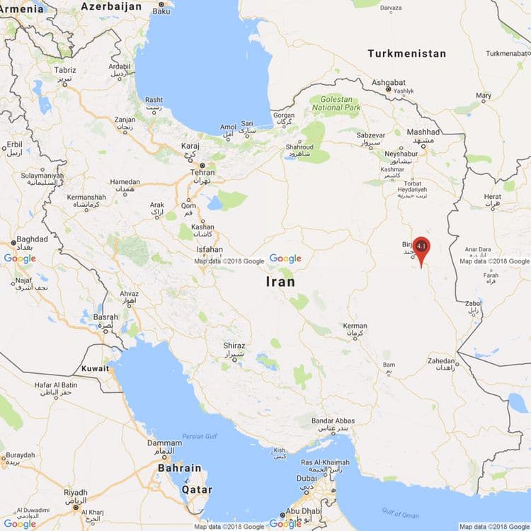 وقوع زلزله ۴/۱ ریشتری در خراسان جنوبی + جزئیات